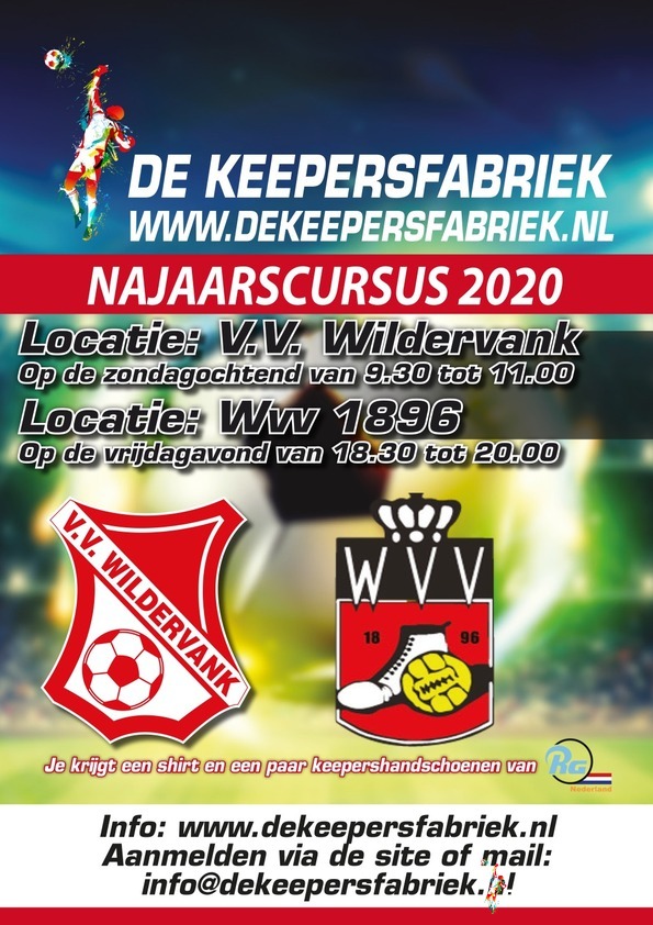 DE KEEPERSFABRIEK WEER VAN START MET DE NAJAARSCURSUS 2020