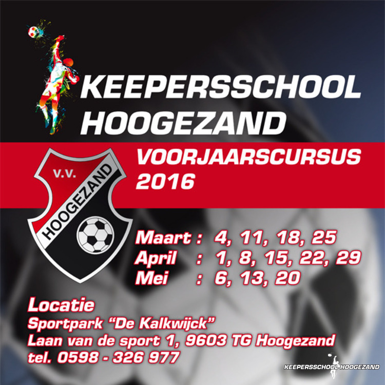 ONZE PROMOTIE POSTER VOOR DE VOORJAARSCURSUS