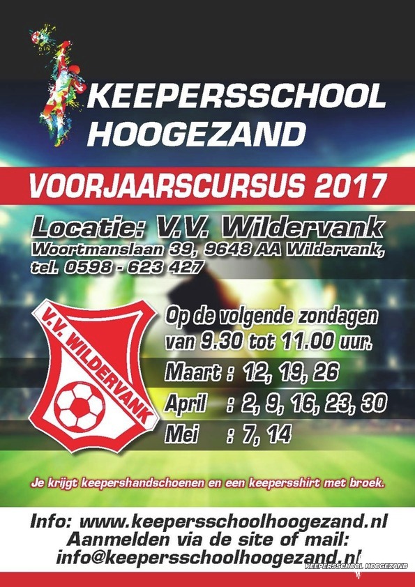 VOORJAARSCURSUS 2017